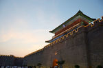 夜色  夜景 正定 古城 城墙
