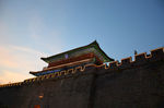 夜色  夜景 正定 古城 城墙