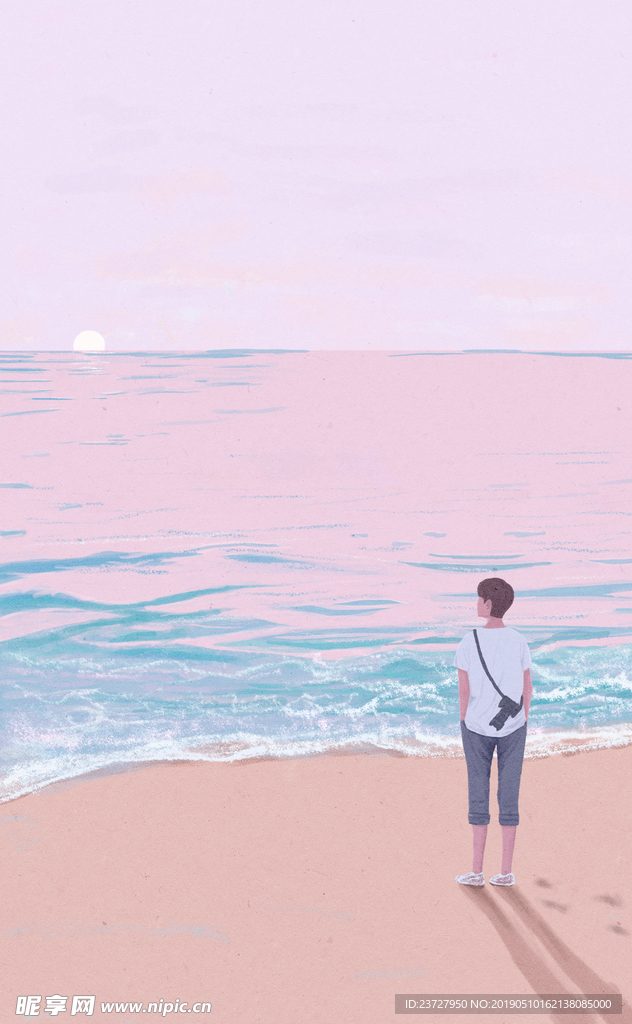 海滩日出