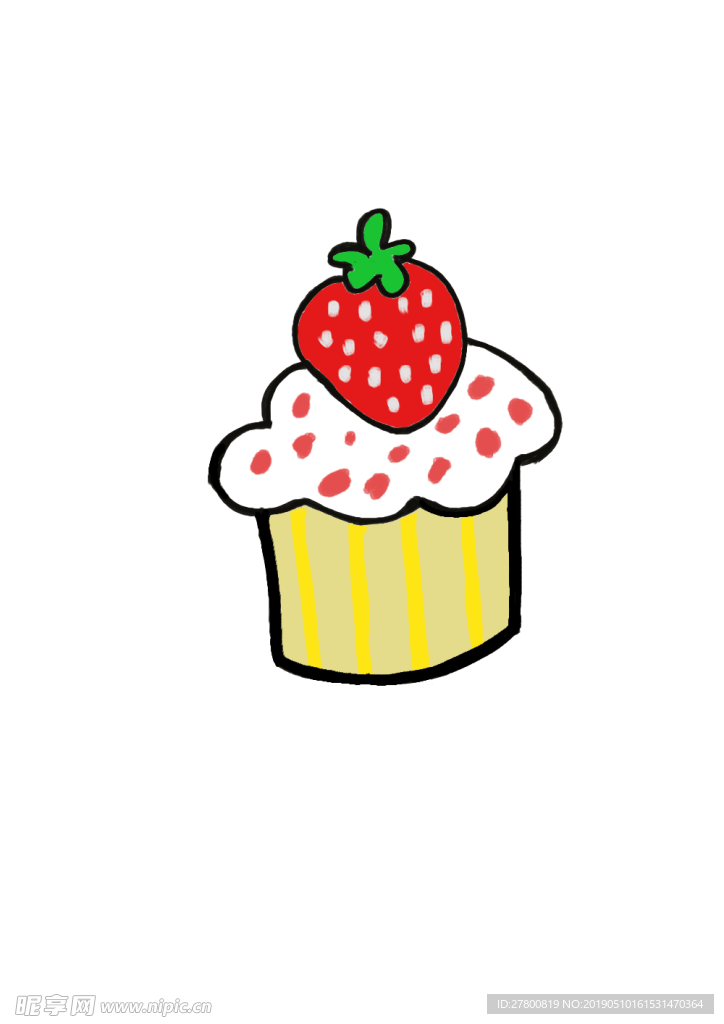 小蛋糕 草莓蛋糕