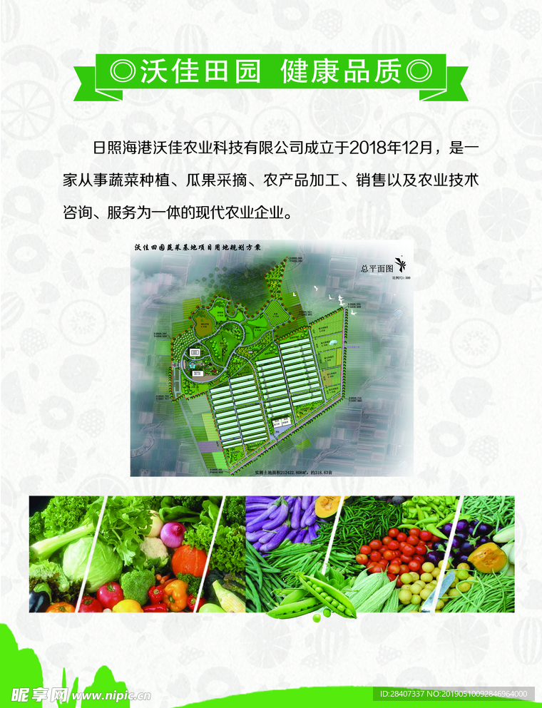 农业产品单页