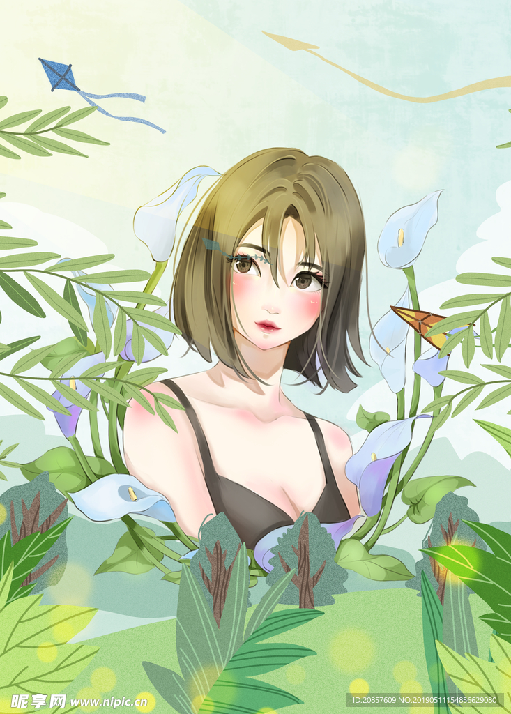 唯美插画