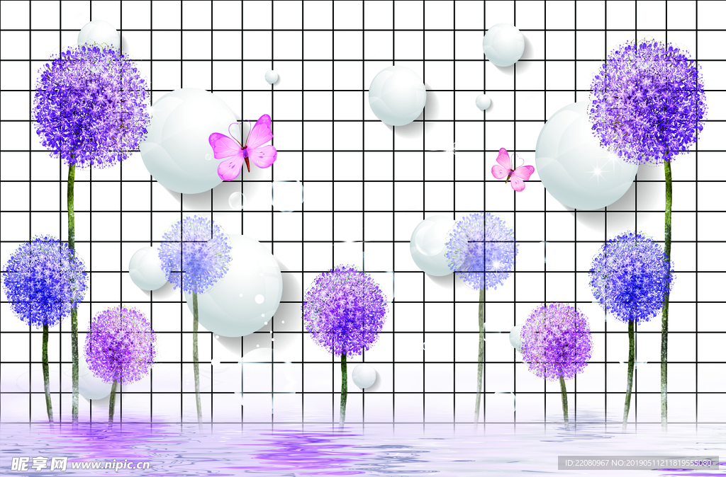背景墙 3D 电视背景墙 立体