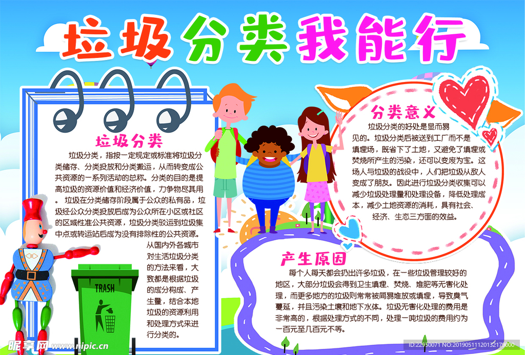 垃圾分类小报