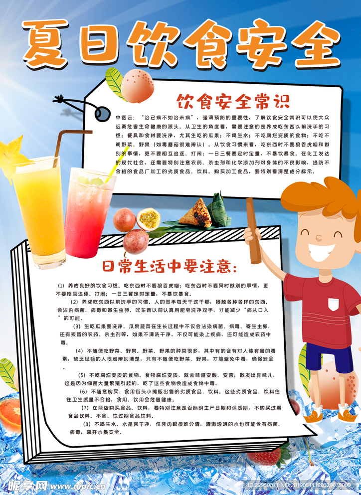 饮食安全小报