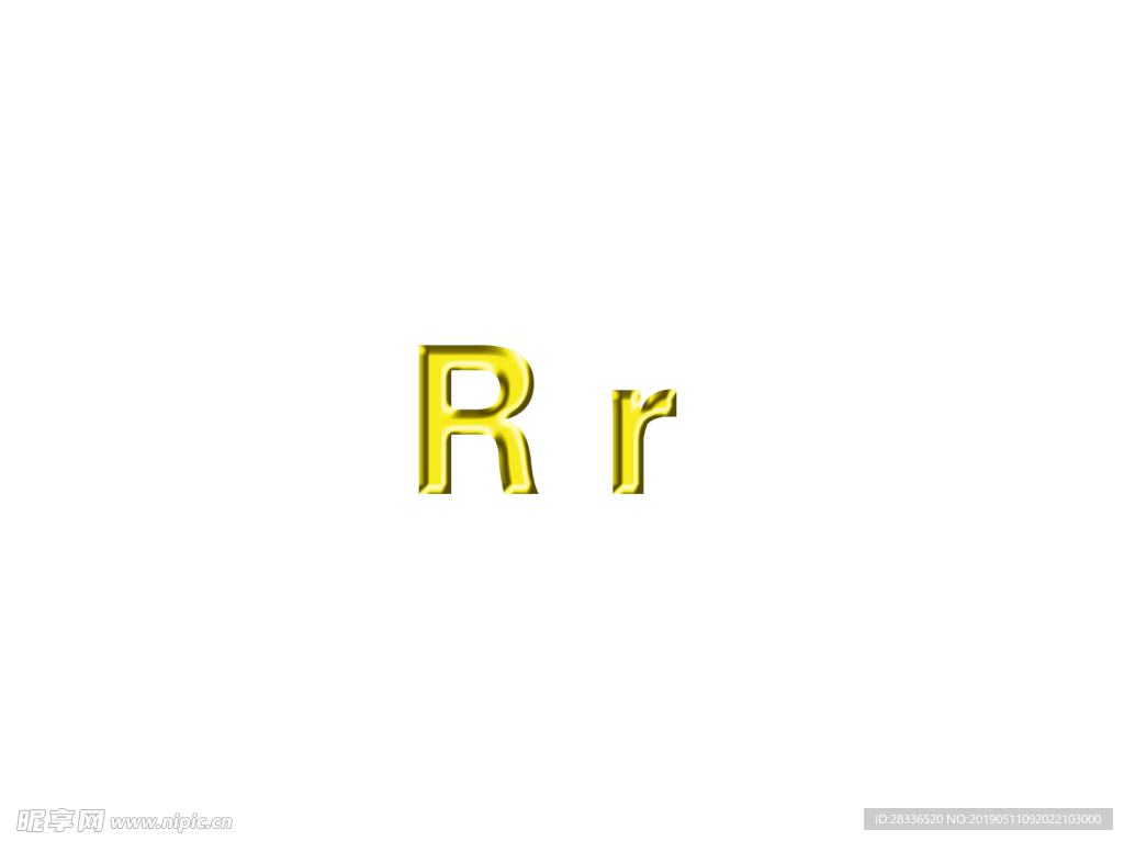 黄金字r