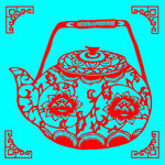 茶壶剪纸