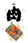 民俗艺术美食餐厅装饰画