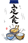 现代手绘艺术餐饮美食装饰画