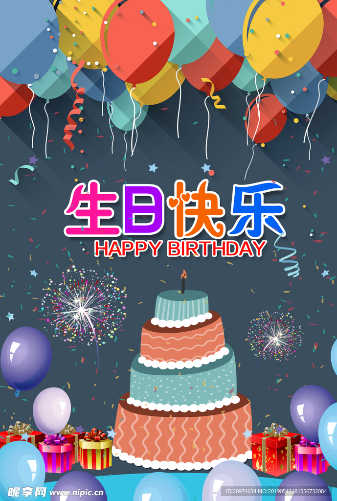 生日 生日快乐 生日快乐贺卡