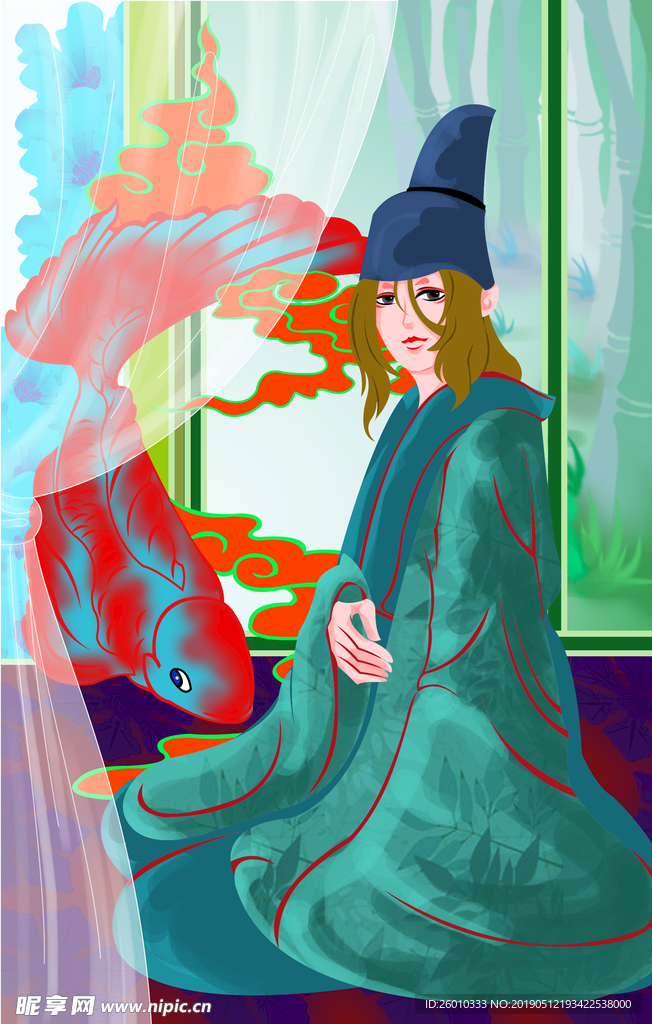 日式插画