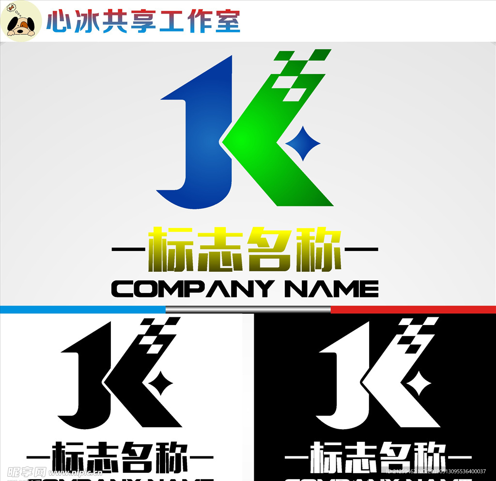 JK字母LOGO