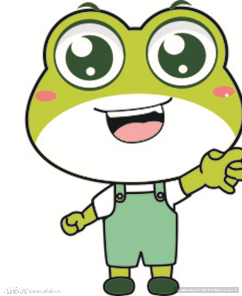卡通青蛙青蛙王子形象
