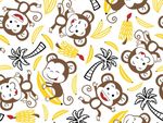 猴子香蕉满印