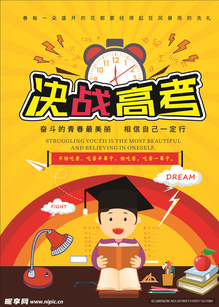 决战高考海报设计