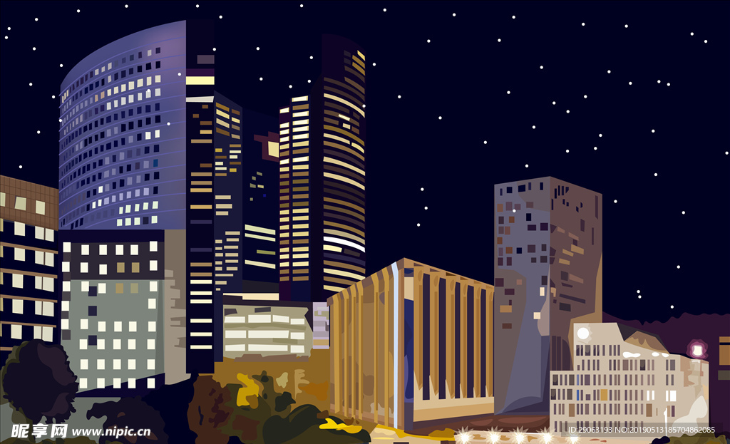 城市夜景