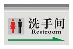 洗手间标示