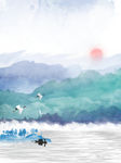 唯美风景插画