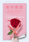 情人节促销海报