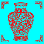 花瓶剪纸