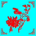 蝶恋花剪纸