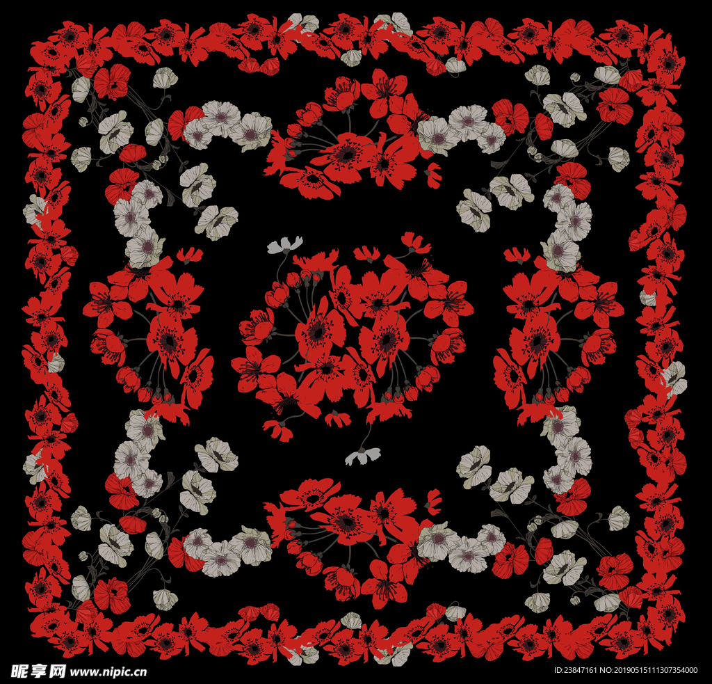 方巾山红花