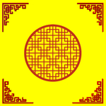 中式轩窗花纹