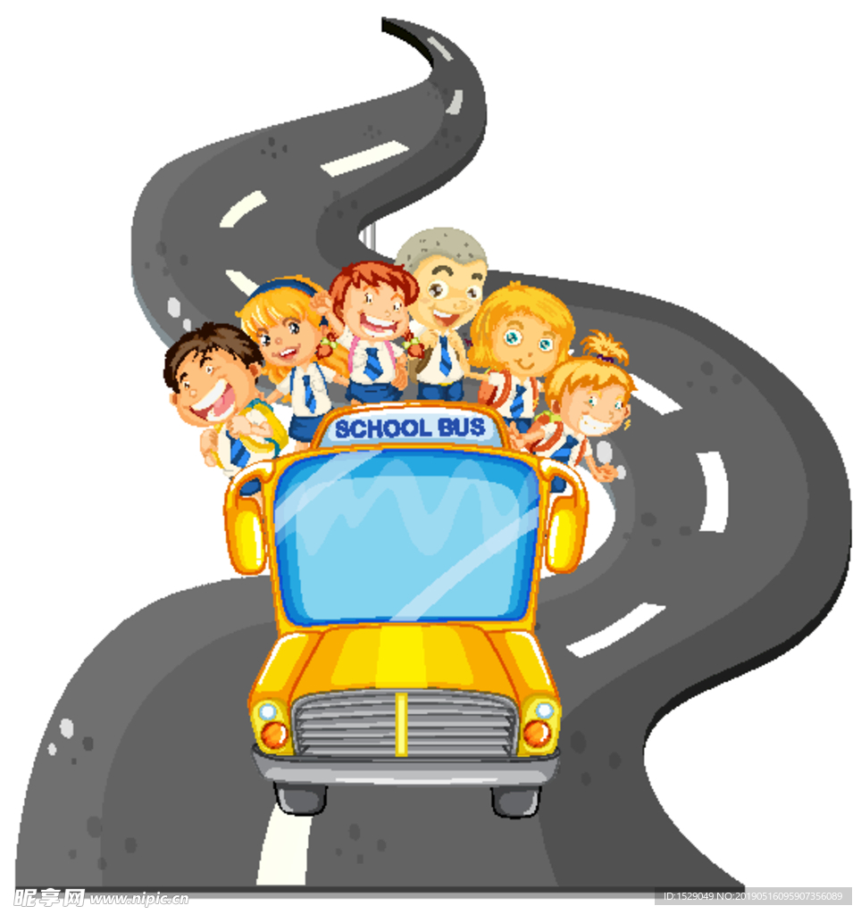 学生上学路上
