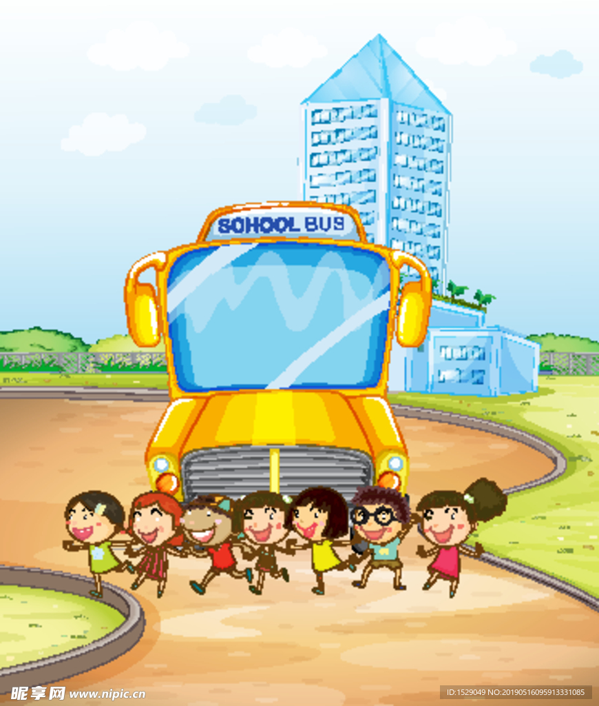 学生上学路上