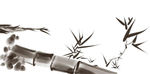 茶席竹帘印花图案图片竹 鸟禅意