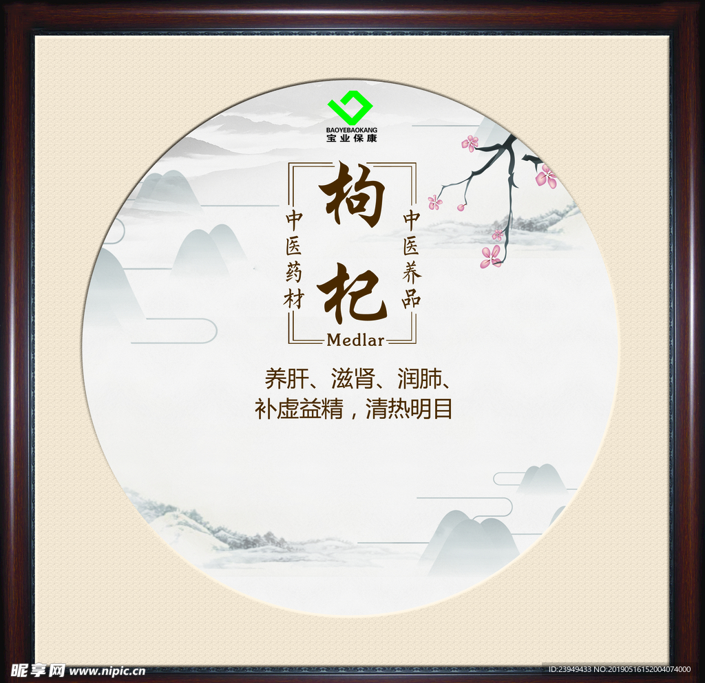 中药挂画