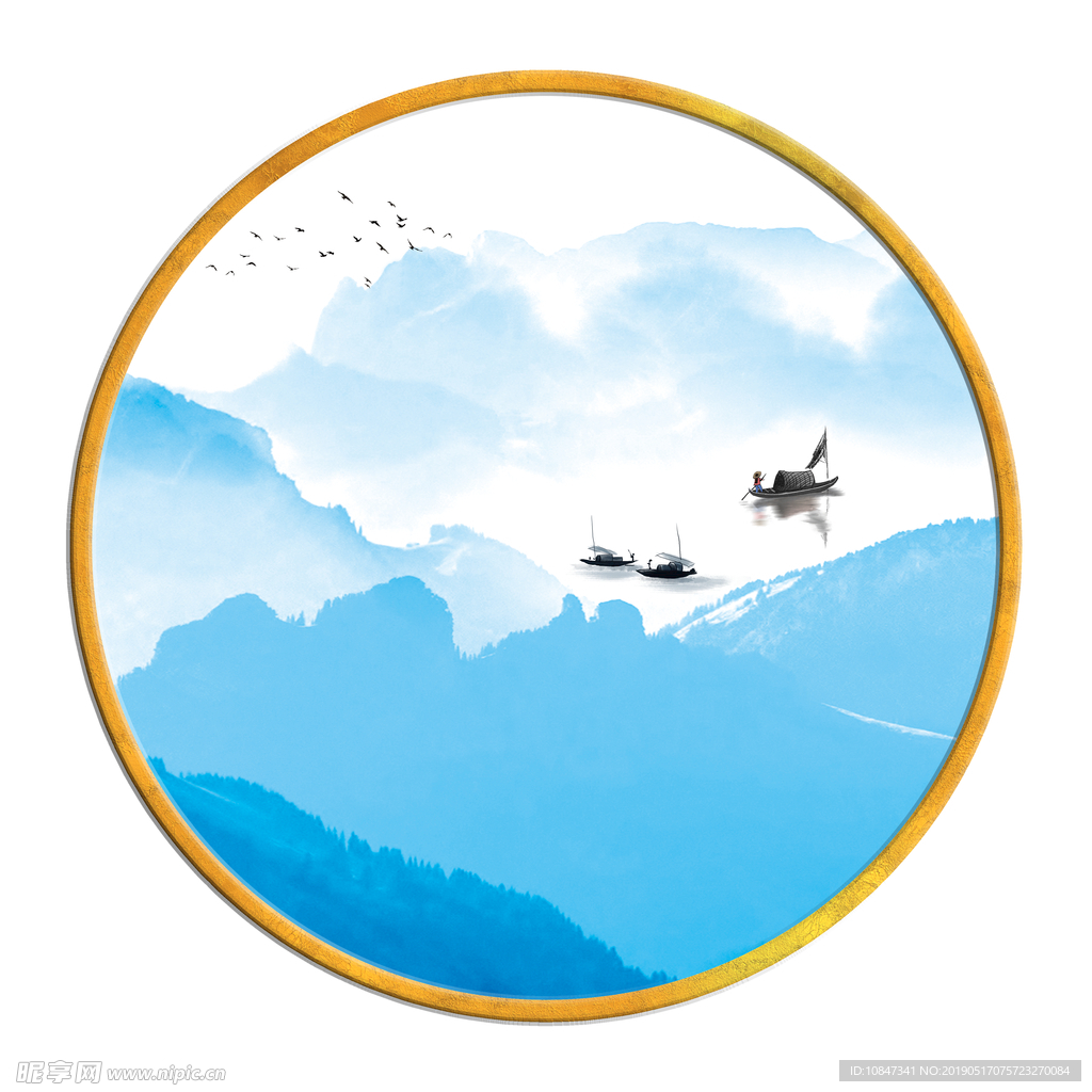 山水画 山水 水墨山水画 意境