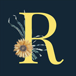 字母与花朵
