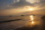 夕阳大海