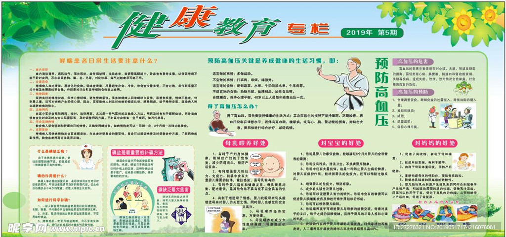 健康教育宣传展板