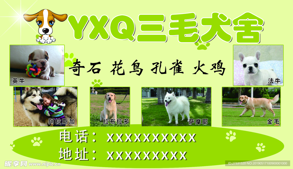 宠物名片
