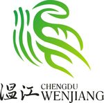 矢量温江鱼凫logo