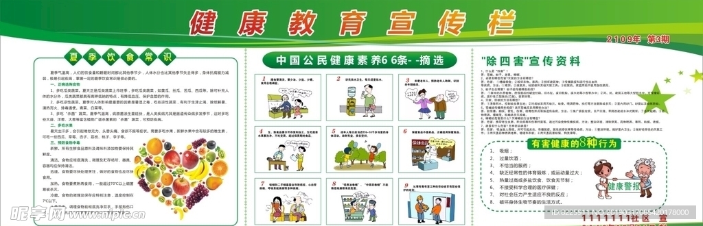健康教育宣传栏