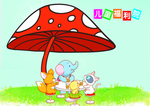 卡通墙画 卡通展板 卡通动物