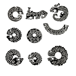 传统图案 图腾 龙纹 吉祥图案