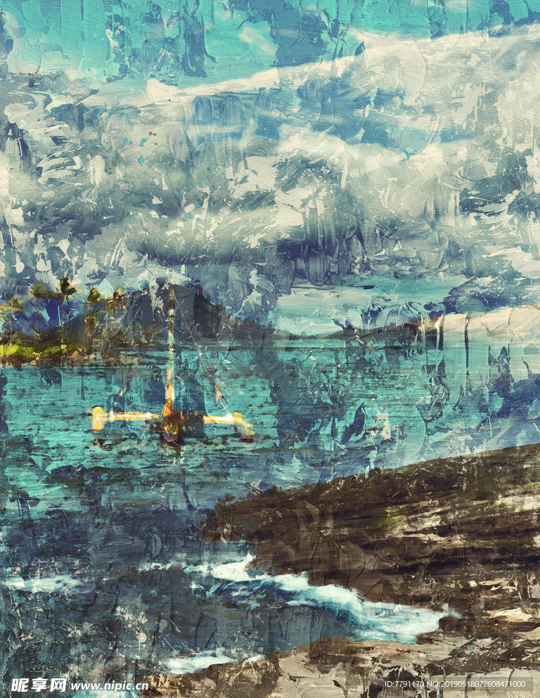 油画