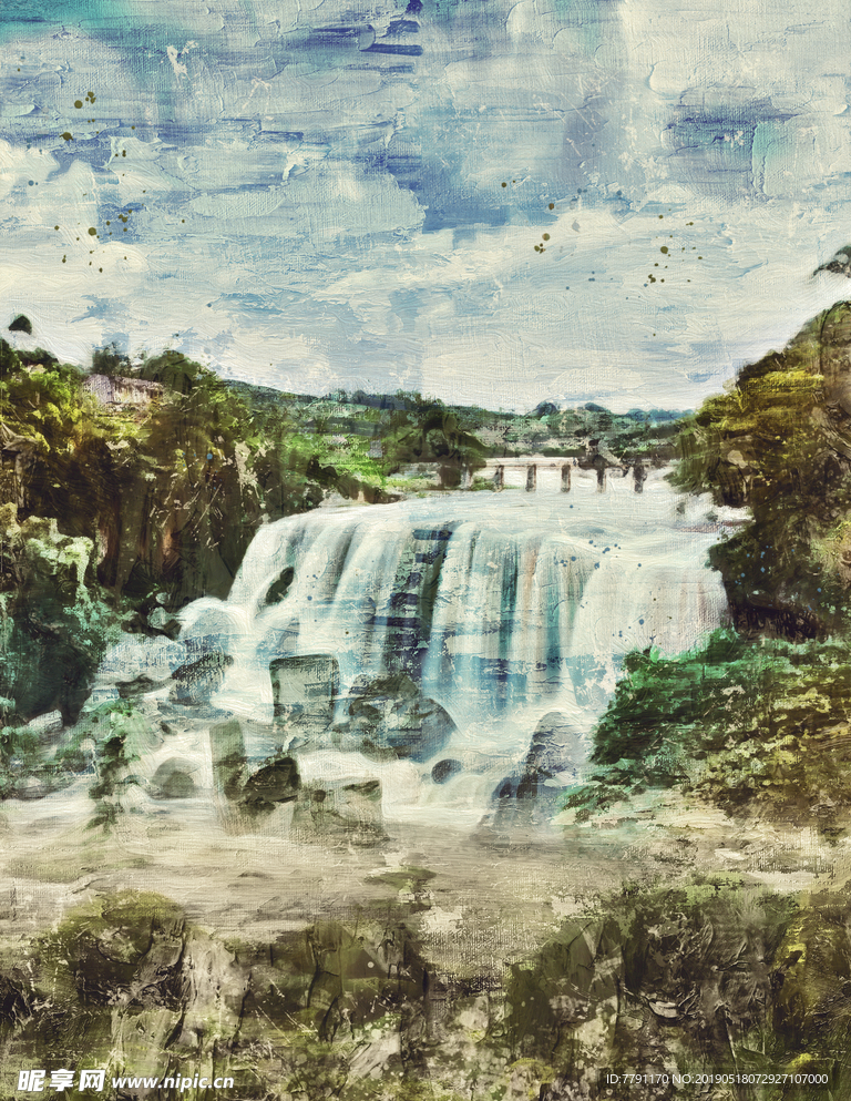 油画