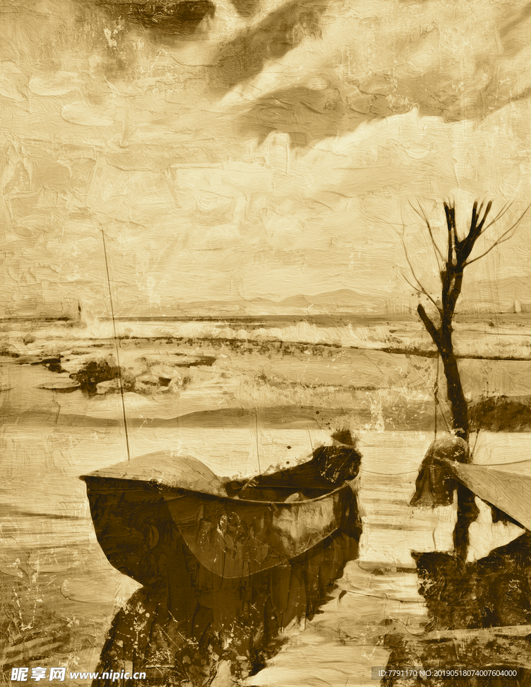 油画