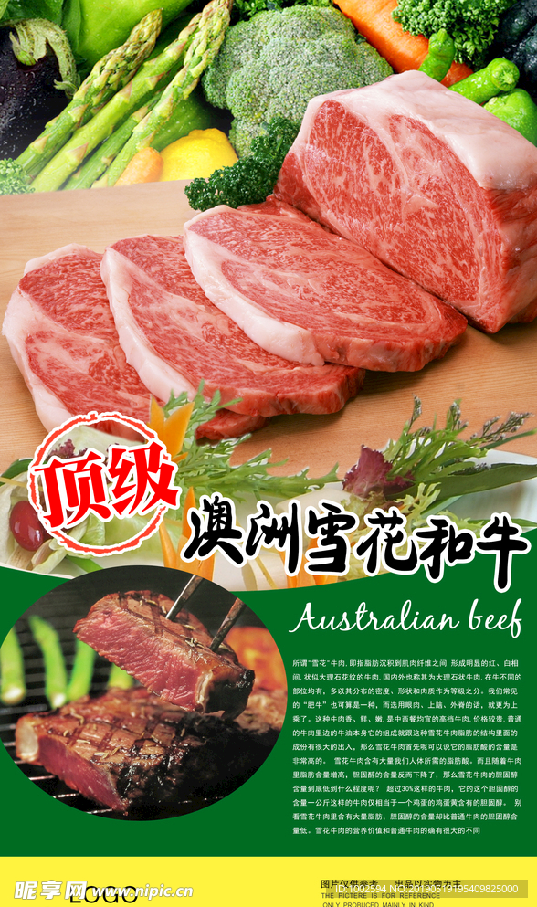 牛肉海报