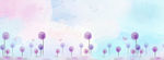 蒲公英创意背景