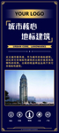 房地产介绍易拉宝