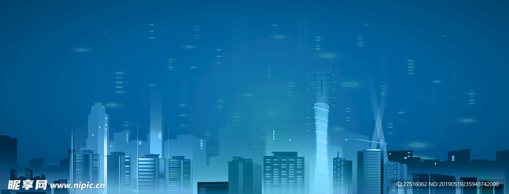 城市剪影背景