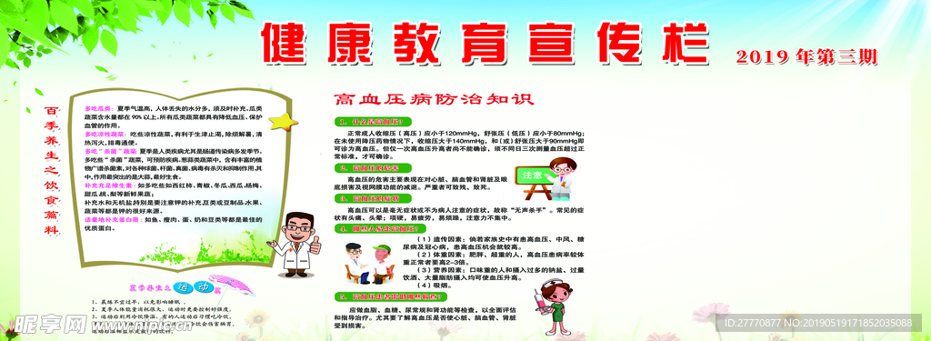 健康教育宣传栏