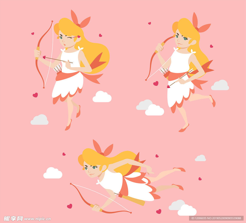 3款金发女天使设计