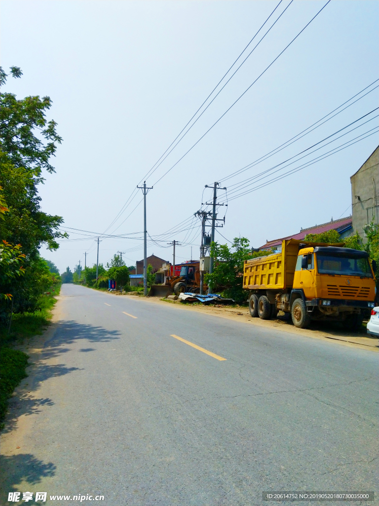 乡村道路美景